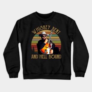 Hank Art Jr Whiskey Bent and Hell Bound Crewneck Sweatshirt